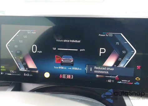 2025 BMW 530 I from USA, damaged, VIN WBA43FJ08SCU34384